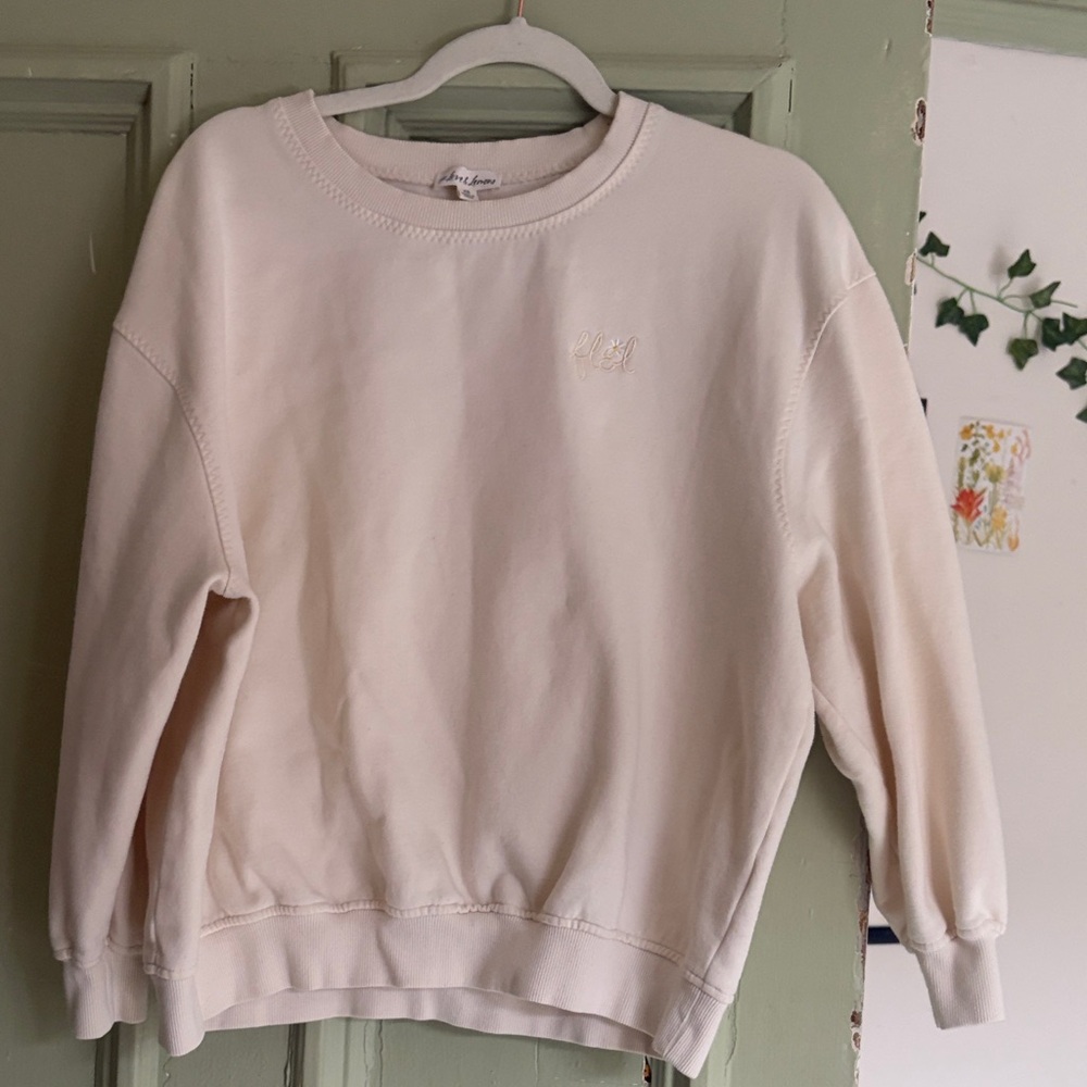 For love and lemons Cream Sweatshirt